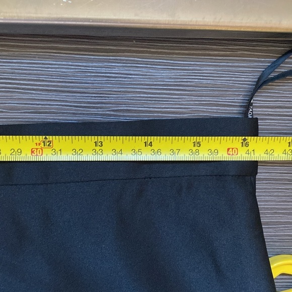 Tadashi Shoji Classic Black Silky Long Maxi Floor Formal Skirt Sz M - Picture 12 of 12